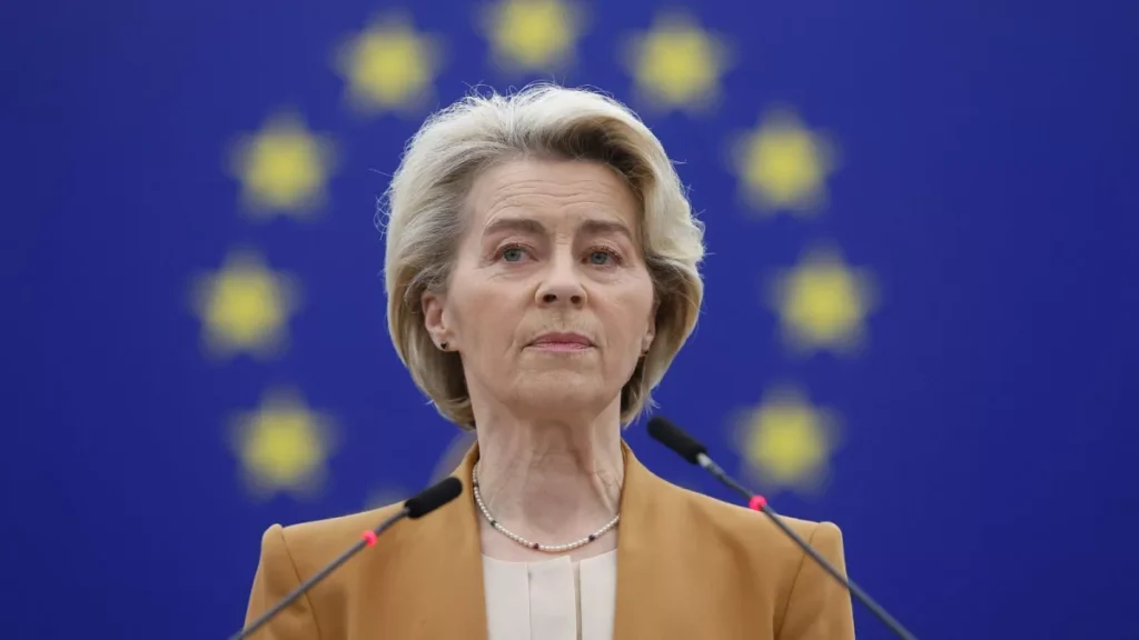 European Commission President Ursula von der Leyen criticized Hungarian Prime Minister Viktor Orbán’s